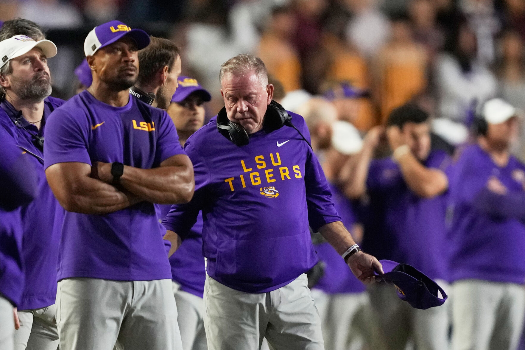 LSU fires coach Brian Kelly in the 4th season of his 10-year, $100 million deal, AP source says
